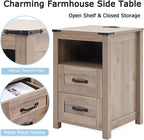 Sierra Night Stand, Rustic End Table - Image 5