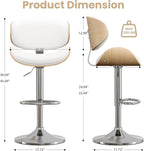 YaFiti Swivel Bar Stools Set of 4 - Image 2