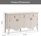FUSUNBAO 57-Inch Sideboard Buffet Cabinet - Image 2