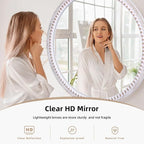 30 Inch Rustic Farmhouse Round Mirror - Image 7