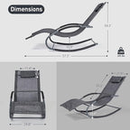 Outdoor Lounge Chair, Chaise Lounge - Image 3