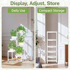 iDavosic.ly Plant Stand Indoor Outdoor, 5 Tier Corner Metal Flower Display - Image 8