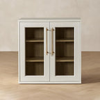 mopio Blake Storage Cabinet, Small Modular Accent Display Sideboard Buffet by MopioInc