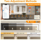 ENZE 24"x40" Smart Lighted Bathroom Mirror - Image 3