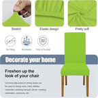 BIETYONE Stretch Dining Chair Covers Set of 2, Soft Removable Washable Kitchen - Image 3