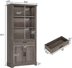 SEDETA Farmhouse Bookshelves and Bookcases - Image 2