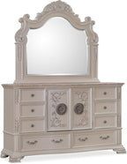 First of a Kind Santa Monica Traditional 4 Piece King Bedroom Set - Image 3