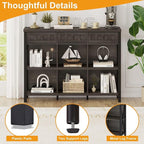 FATORRI Rustic 6 Cube Storage Organizer Bookshelf - Image 4