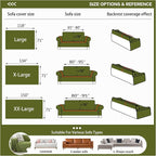DREAMINGO Sofa Covers Washable Chenille Couch Cover Blanket Modern Style Living - Image 2