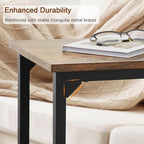 AMHANCIBLE C Shaped Side Table, End Tables Living Room Set of 2, Slide Under - Image 7