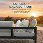 Solaste Aluminum Patio Furniture Set - Image 4