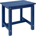 GARDENSTAR Adirondack Square Side Table, one-Tier Outdoor end Table, Patio Side by GARDENSTAR