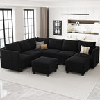 Belffin Modular Sectional Sofa U Shaped Couch by Belffin