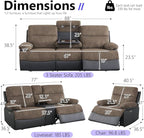 Power Recliner Loveseat Sofa - Image 2