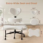 Pinmoco Ergonomic Cross Legged Chair, 360° Swivel Meditation Chair - Image 2