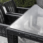 Dulles Glass 30 inch Square Glass Table Top - Image 4