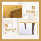 Modern Dining Chairs Set of 6, High Back Dining Chairs Side Chairs - Image 6