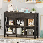 FATORRI Rustic 6 Cube Storage Organizer Bookshelf - Image 6