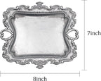 Funly mee 8 x 7 inches Antique Trinket Dish Vintage Jewelry Tray, Ring Holder - Image 4