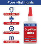 LOOCTOT 60g Gap Filler Thick Super Glue Premium Adhesive, CA Glue - Image 5