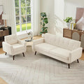 Tbfit Mid Century Modern Sofa Couch, Standard Sofa & Accent Chair | linen fabric by TBfit