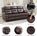 EBELLO Faux Leather Recliner Sofa Furniture Set - Image 6