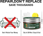 Medium Brown Leather Repair Kit, Leather Recoloring Balm – Restore & Repair - Image 3
