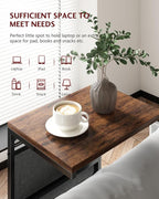 Vantic C Shaped End Table, Small Side Table - Image 4