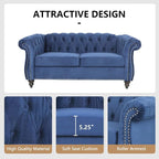AVZEAR Living Room Loveseat Sofa, Upholstered Sofa Modern Loveseat Sofa - Image 6