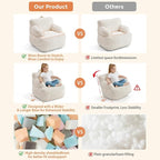 Bean Bag Chairs for Kids with Armrests, Comfy Kids Bean Bag Chair, Stuffed - Image 6