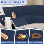 Arfntevss Recliner Sectional Couch Covers 1OO% Waterproof L Shape Sofa Cover - Image 5