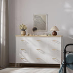 VASICAR Wide TV Stand Modern TV Console, 9 Drawers Dresser - Image 6