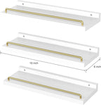 RYOFOBETTO Floating Shelves for Wall Decor, Living Room, Picture Frames - Image 3