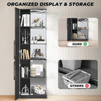 VersionTECH. Glass Display Cabinet - Image 7