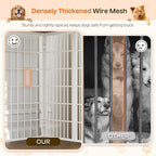 YATINEY Foldable Dog Crate Furniture, 47.2" Dog Crate - Image 8