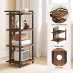 HOOBRO 4-Tier AV Media Stand, Media Console - Image 5