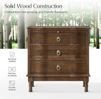 HULALA HOME Solid Wood End Table - Image 5