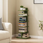 TUTOTAK Bookshelf, 6-Tier Bookcase, Narrow Spine Book Shelf by ChoosetutotakFurnitureBuildYourCozyHome