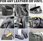 Leather Recoloring Balm, 8.5oz Leather Color Restorer, Dark Gray Leather Repair - Image 2