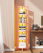 TUTOTAK Corner Shelf with LED Light, 6-Tier Corner Bookshelf by ChoosetutotakFurnitureBuildYourCozyHome