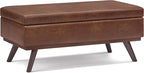 SIMPLIHOME Owen Lift Top Coffee Table Storage Ottoman - Image 4