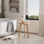 100% Solid Oak Small Side Table - Image 6