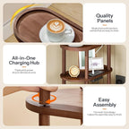 HOOBRO Small Narrow Side Table - Image 6
