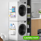 Magnetic Shelf for Fridge with Wood Lid, Fruit Potato and Onion Storage Bins - Image 4