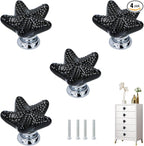 Starfish Drawer Knobs Coastal Kitchen Cabinet Knos Beach Themeb Knob Ceramic by Brosay