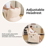 Rocking Chair Nursery with Adjustable Armrests, Electric Glider Recliner - Image 6