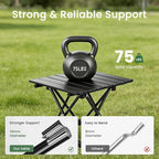 2 Pack Portable Camping Table Foldable, Ultralight Small Folding Beach Table - Image 3
