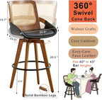 Mid Century Modern Counter Stools - Image 2