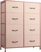 WLIVE Fabric Dresser for Bedroom, Tall Dresser by WLIVE