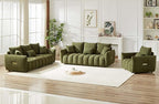Antetek Teddy Sofa Set for Living Room, Modern Deep Seat Sofa Chair and - Image 9